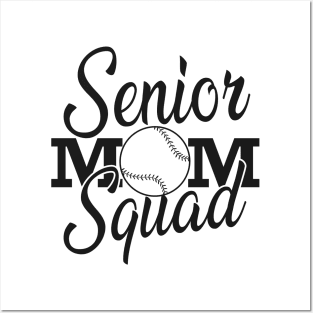 Softball Senior mom squad Posters and Art